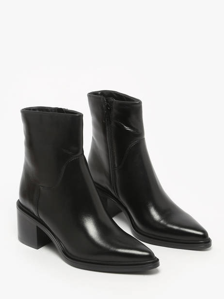 Bottines à Talon En Cuir Mjus Noir women L39202 vue secondaire 1