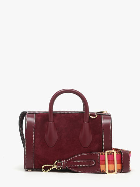 Mini Sac Bowling Bcbg Cuir Daim Lancel Violet bcbg A13692 vue secondaire 4