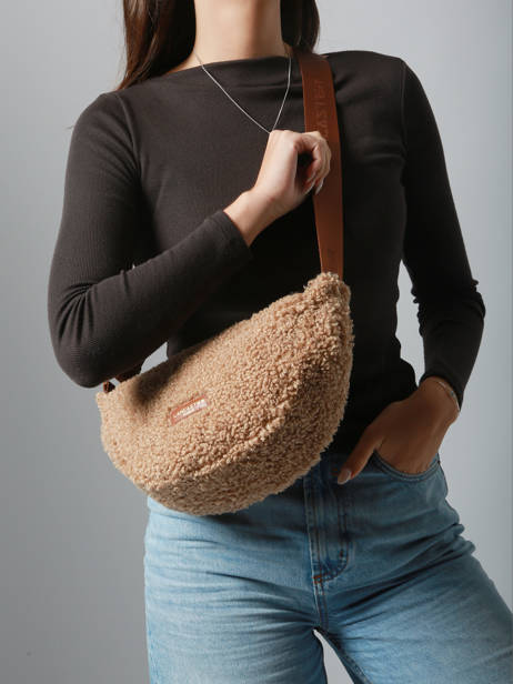 Sac Bandoulière Moumoute Lancaster Beige moumoute 54 vue secondaire 1