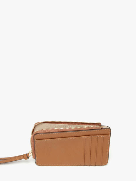 Porte-cartes Cuir Crinkles Marron caviar 14318 vue secondaire 1