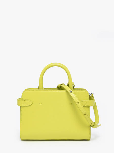 Sac Bandoulière Emily Cuir Le tanneur Jaune emily TEMI1630 vue secondaire 3