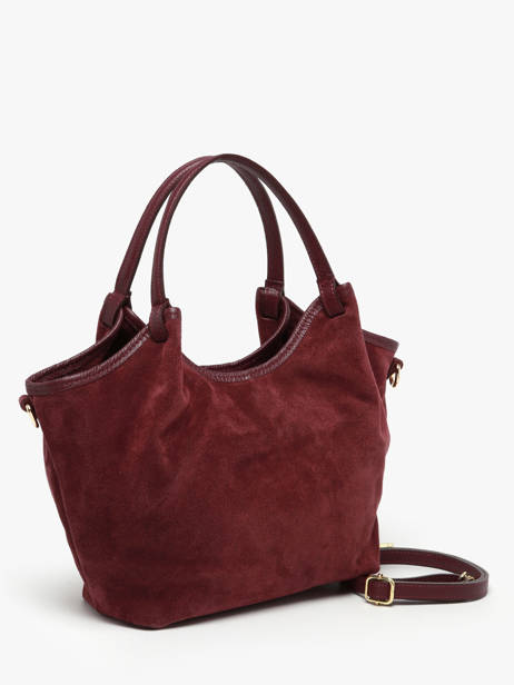 Sac Porté épaule Velvet Caviar Cuir Milano Violet velvet caviar VC241111 vue secondaire 1