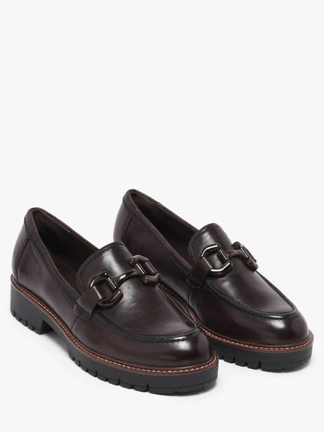 Mocassins En Cuir Tamaris Marron women 45 vue secondaire 1