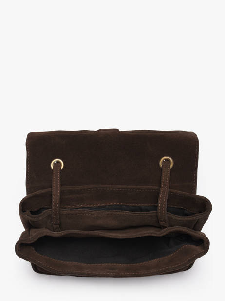 Sac Bandoulière Leather Cuir Biba Marron leather HAZ1L vue secondaire 2