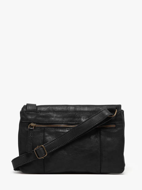 Sac Bandoulière Heritage Cuir Biba Noir heritage BT33 vue secondaire 3