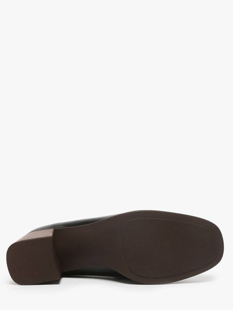 Mocassins Cristel En Cuir Dorking Noir women D9334 vue secondaire 4