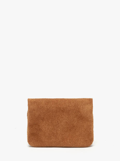 Porte-monnaie Velvet Cuir Milano Marron velvet VE23091O vue secondaire 2