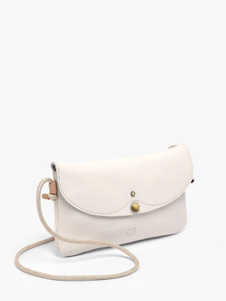 Sac Bandoulière Vintage Cuir Mila louise Blanc vintage 3756C1 vue secondaire 2