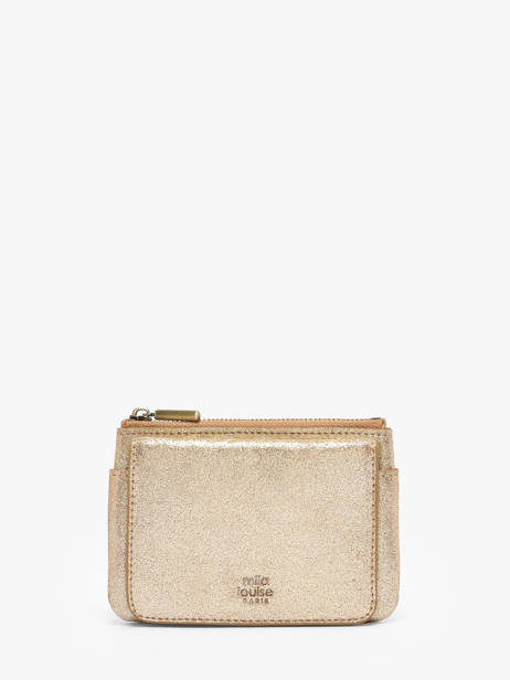 Porte-monnaie Vintage Cuir Mila louise Beige vintage 3853X