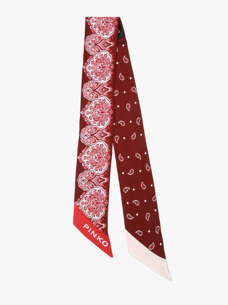 Ruban De Sac Bandana Ribbon Pinko Rouge logo shopper 6653A38G