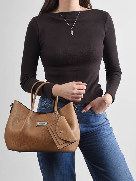 Sac Porté Main Clarence Ted lapidus Marron clarence AV51103 vue secondaire 1