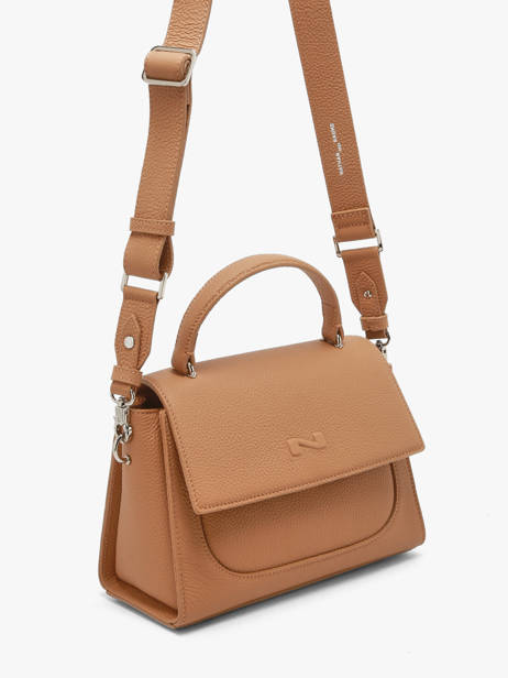 Sac Bandoulière Charlene Cuir Nathan baume Marron event 9 vue secondaire 2