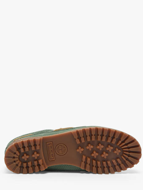 Chaussures Bateau En Cuir Timberland Vert women 2GNVES71 vue secondaire 4