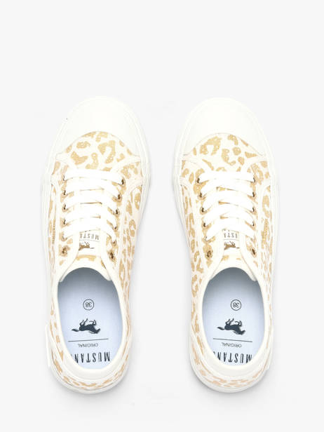 Sneakers Mustang Blanc women M0232009 vue secondaire 3