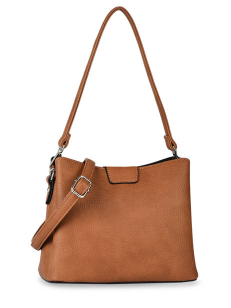 Sac Bandoulière Grained Miniprix Marron grained F2548 vue secondaire 4