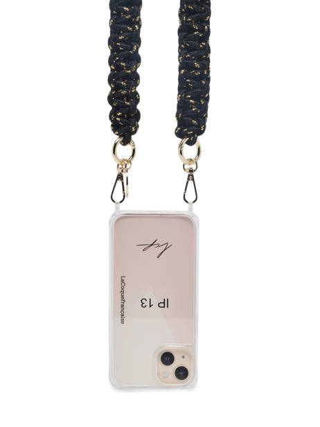 Bandoulière De Coque Téléphone La coque francaise Noir chaine LE308290