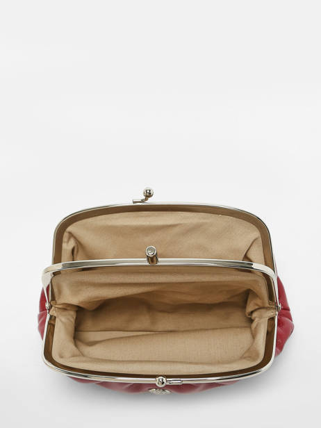 Porte-monnaie Cuir Hexagona Rouge coconut E77271 vue secondaire 1