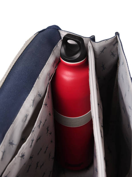 Cartable 2 Compartiments Cameleon Gris actual PBBACA35 vue secondaire 5