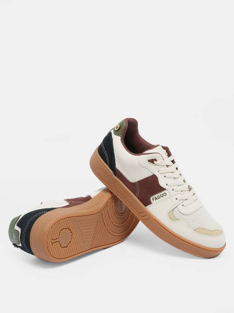 Sneakers Ceiba En Cuir Faguo Beige men 23CG3206 vue secondaire 1